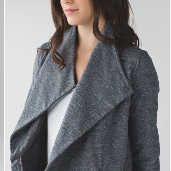 Lululemon That's A Wrap Heathered Snow Slub Coal - Picture 9 of 17